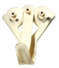 OOK Brass-Plated Gold Tremor Picture Hanger 75 lb 1 pk