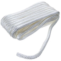 Seachoice Double Braid White Nylon Dock Lines