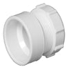 Charlotte Pipe Schedule 40 1-1/2 in. Hub X 1-1/4 in. D Slip PVC Pipe Adapter 1 pk