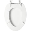 Mayfair by Bemis Westport Elongated White Enameled Wood Toilet Seat - Open Box