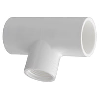 Charlotte Pipe Schedule 40 1 in. Slip X 1 in. D Slip PVC Reducing Tee 1 pk