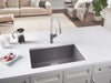 Precis 27" Single Bowl - Metallic Gray