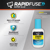 DAP Rapid Fuse High Strength Glue Clear All Purpose Brush On 0.56 oz