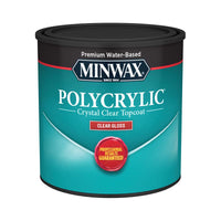 Minwax Gloss Clear Polycrylic 0.5 pt.
