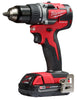 Milwaukee  M18  18 volt Brushless  Cordless Compact Drill/Driver  Kit  1/2 in. 1800 rpm