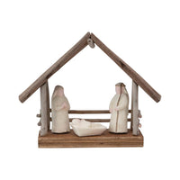 Creative Co-Op Multicolored Mache Nativity Table Decor 7 in. (Pack of 4)