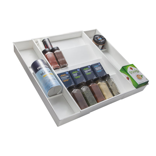Dial Industries White Plastic Spice Expand-A-Drawer