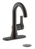 Ultra Faucets Nita Oil Rubbed Bronze Single-Hole Bathroom Sink Faucet 4 in.
