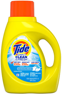 TIDE SIMPLY CLEAN 34OZ (Pack of 6)