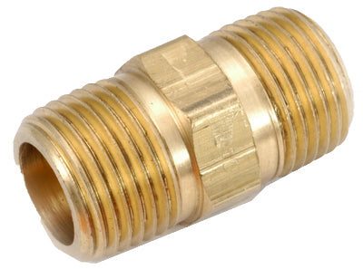 Amc 756122-08 1/2" Low Lead Brass Hex Nipple