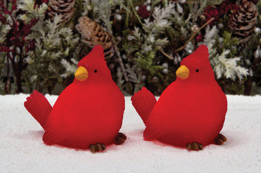 Inglow Mini Cardinal Candle Red (Pack of 6)