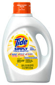 Tide 98158 100 Fl Oz Simply Free & Sensitive™ Unscented Liquid Laundry Detergent