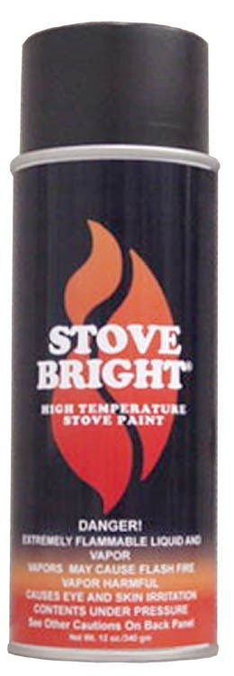 Stove Bright 6201 Stove Bright™ High Temperature Charcoal Stove Paint (Pack of 12)