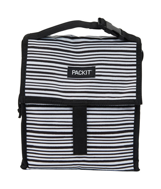 PACKIT Lunch Bag Cooler Black/White