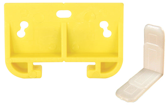 Prime Line Ccsc7162 1-5/16 Yellow Plastic Drawer Track Guide Kit (Pack of 100)