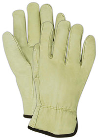 Cowhide Leather Work Gloves, Medium