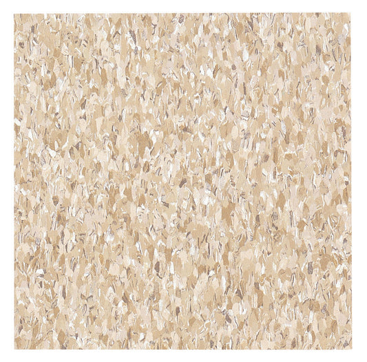 Armstrong 12 in. W X 12 in. L Standard Excelon Imperial Texture Cottage Tan Vinyl Floor Tile 45 sq f