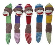 Multipet International 48164 21 Sock Monkey Shaker Assorted Colors