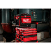 Milwaukee  PACKOUT  15.75 in. W x 11.81 in. H Ballistic Nylon  Cooler Utility Bag  6 pocket Black/Red