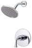 Ultra Faucets Twist 1-Handle Chrome Tub and Shower Faucet