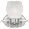 Westinghouse 3-Light Brushed Nickel White Wall Sconce