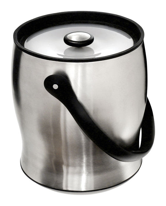 Rabbit  Silver  Stainless Steel  Ice Bucket