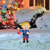 18" Rudolph 3D Pre-Lit Yard Art Hermey Knockdown