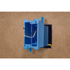 Carlon  Super Blue  7-5/8 in. Rectangle  Thermoplastic  1 gang Outlet Box  Blue