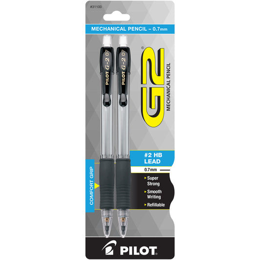 Pilot 31100 .7mm G2 Refillable Pencil (Pack of 6)