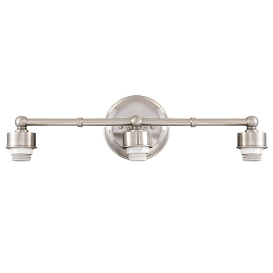 Westinghouse 3 Brushed Nickel Silver Wall Sconce