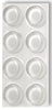 Ook 50660 1/2" Clear Round Bumpers (Pack of 12)