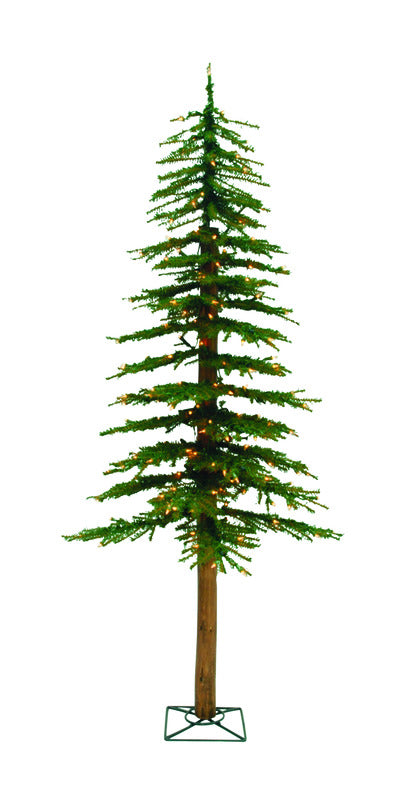 Holiday Bright Lights  5 ft. Clear  Prelit Alpine  Artificial Tree  150 lights