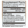 Om - Mush Sprfd Brain Fuel - 1 Each - 90 CT