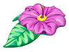 Swimline Multicolored Vinyl Inflatable Hibiscus Flower Pool Float