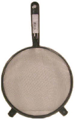 Good Cook  8 in. L Black  Stainless Steel  Mesh Strainer