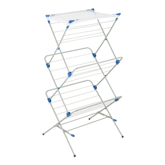 Honey-Can-Do 59.25 in. H X 23.5 in. W X 17 in. D Steel Collapsible Clothes Drying Rack