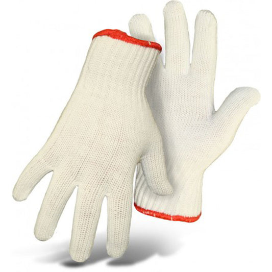 Boss Men's Indoor/Outdoor Reversible Work Gloves White M 1 pair