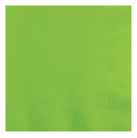 Creative Converting 6631123B 5" Lime Green 2-Ply Luncheon Napkins 50 Count                                                                            