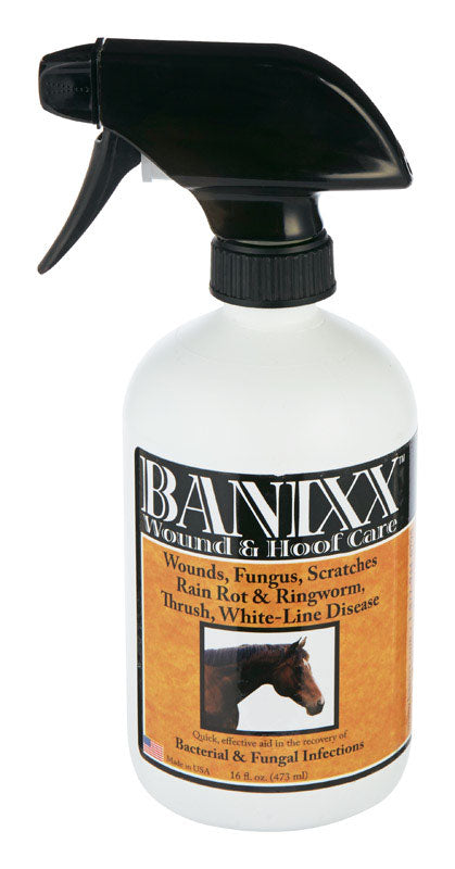 Banixx  Liquid  Anti-bacterial Anti-fungal Solution  For All Animals 1 pt.