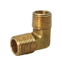 JMF Company 1/8 in. MPT X 1/8 in. D MPT Brass 90 Degree Elbow