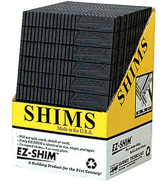 EZ SHIM 1.2 in. W Plastic Heavy Duty Black 360 pk (Pack of 36)