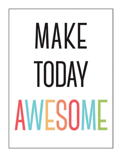 Open Road Brands Make Today Awesome Magnet Embossed Tin 1 pk (Pack of 4)