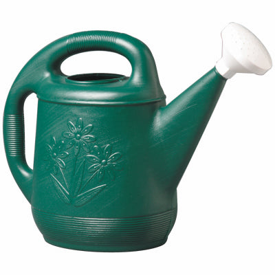 Watering Can, Green Plastic, 2-Gallons