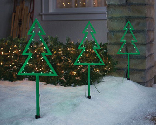 Celebrations  Green  Christmas Tree  Pathway Decor