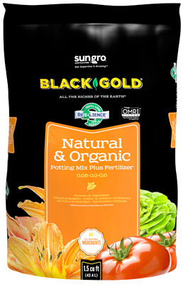 Black Gold Organic All Purpose Potting Mix 1.5 ft (Pack of 50)