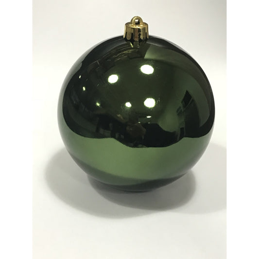 Celebrations  Green  Shatterproof  Ornament (Pack of 12)