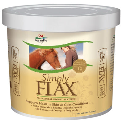 Simply Flax Ground Flaxseed For Horses, 8-Lbs.