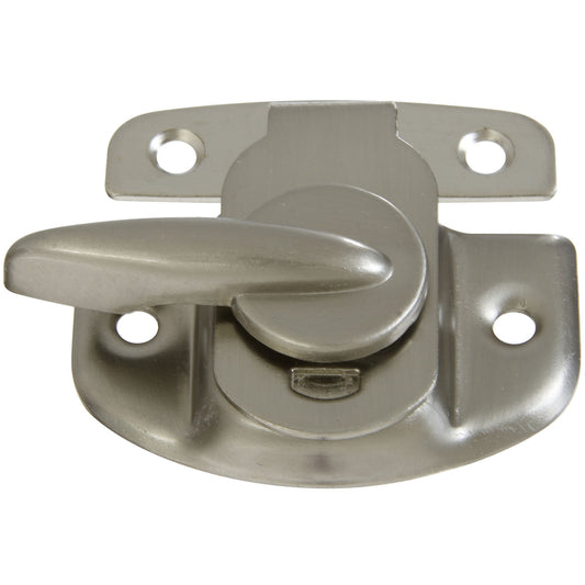 National Hardware Tight Seal Satin Nickel Silver Steel Sash Lock 1 pk