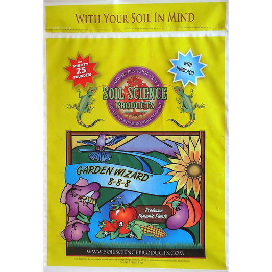 Soil Science Products Garden Wizard Granules All Purpose Plant Food 25 lb