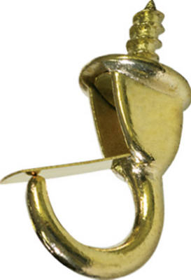 Safety Hook, Brass, 1.25-In., 3-Pk. (Pack of 10)